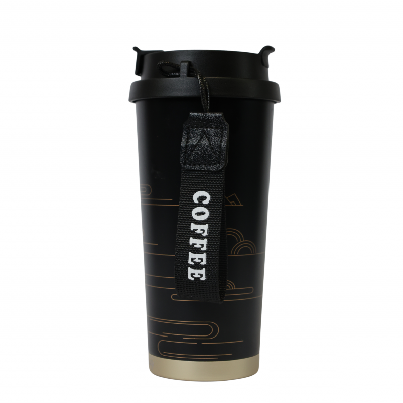 Wukong double drink insulated coffee cup 550ML